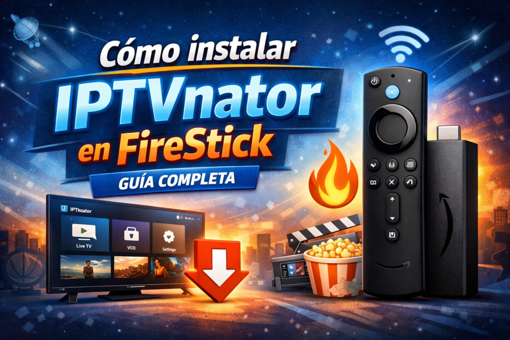 Cómo instalar IPTVnator en FireStick con guía visual paso a paso en 16:9
